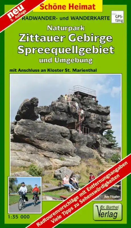 Abverkauf Verlag Dr. Barthel Naturpark Zittauer Gebirge, Spreequellgebiet und Umgebung