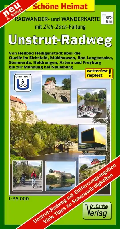 Verlag Dr. Barthel Unstrut-Radweg Neue Ware