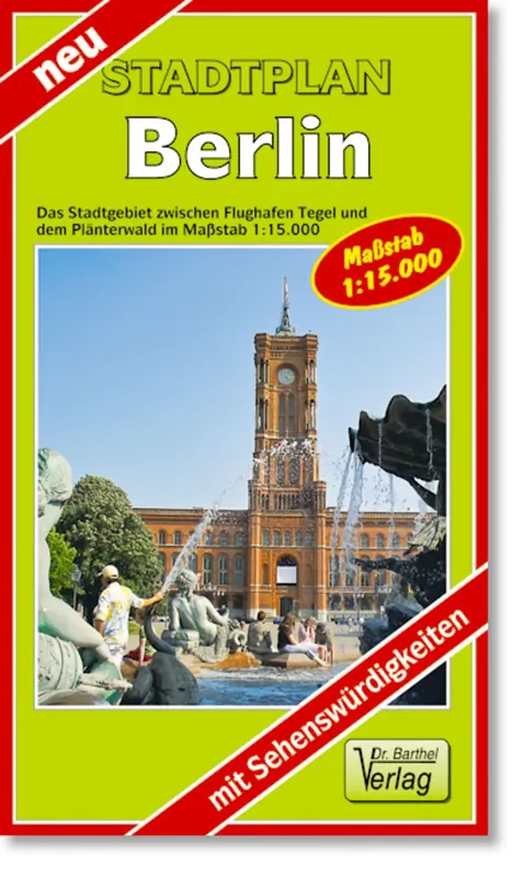 Schnäppchen Verlag Dr. Barthel 228 Stadtplan Berlin