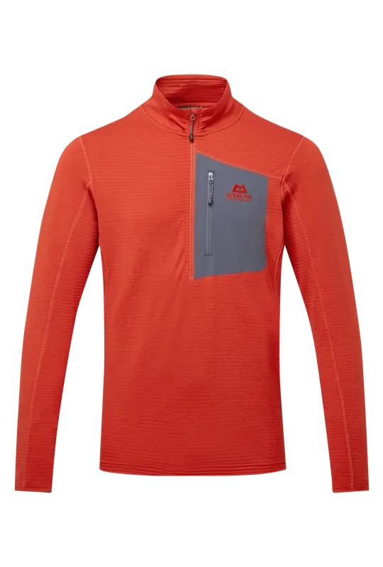 Mountain Equipment Lumiko Zip Tee Redrock/Ombre Heißes Angebot