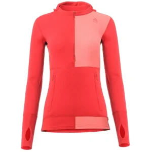 Aclima WW Hoodsweater W‘S Jester Red/Coral/Ap Abverkauf