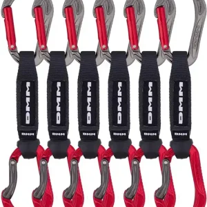 Top-Seller DMM Alpha Sport QD Expressset 6 Pack - titanium/red