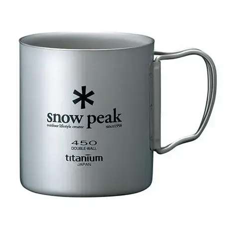 Snow Peak Titanium Double Mug 450 Sonderangebot