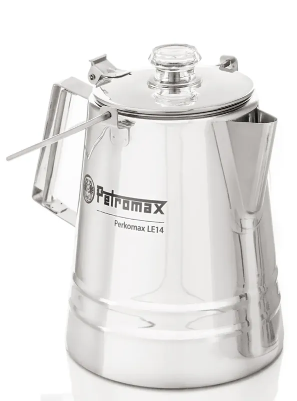 Kracherpreis Petromax Perkolator Perkomax Edelstahl le14