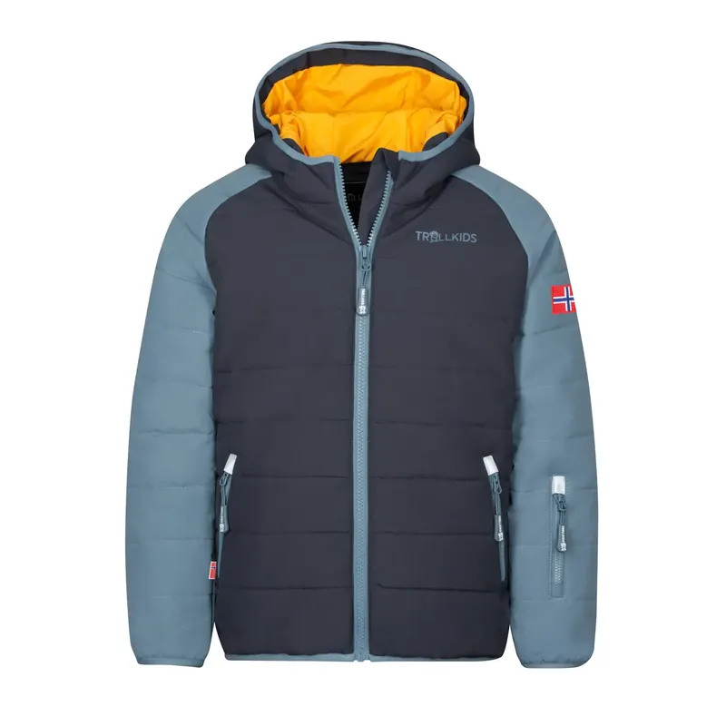 Trollkids Kids Hafjell Snow JKT Pro Black/Mango Sichere Zahlung
