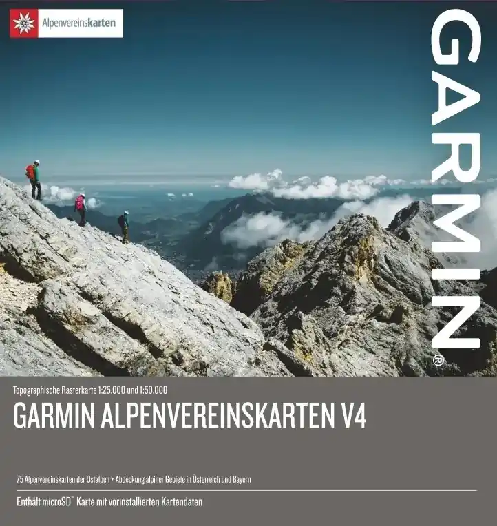 Neue Kollektion Garmin Alpenvereinskarten v4 microSD