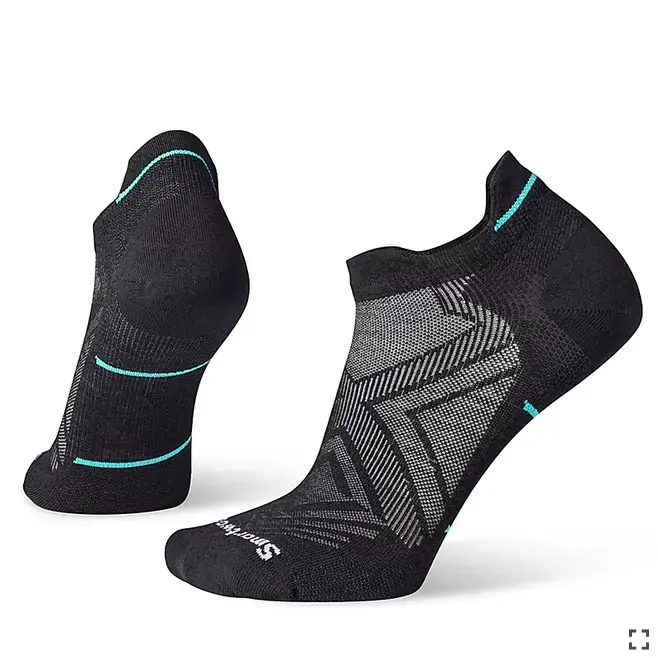 Smartwool Run Zero Cushion Low Ankle Woman - Black Nur Für Kurze Zeit