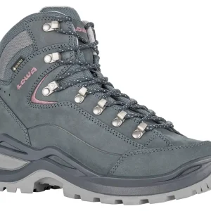 Lowa Renegade Evo GTX Mid Women Blau/Rosa (schmal) Schnäppchen