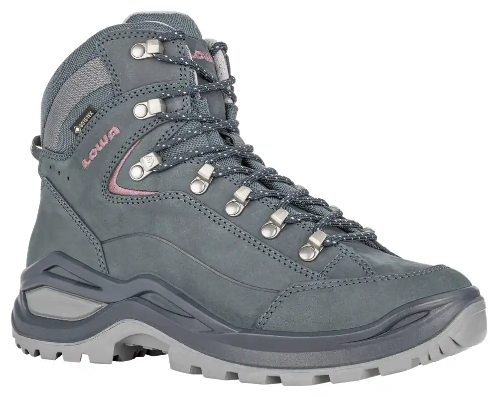 Lowa Renegade Evo GTX Mid Women Blau/Rosa (schmal) Schnäppchen