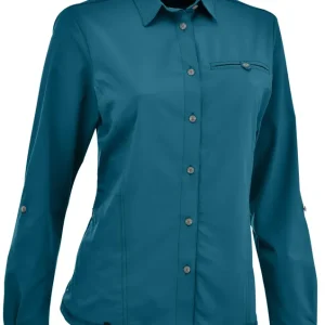 Maul Hochalm Bluse W Petrol Blue Nur Heute