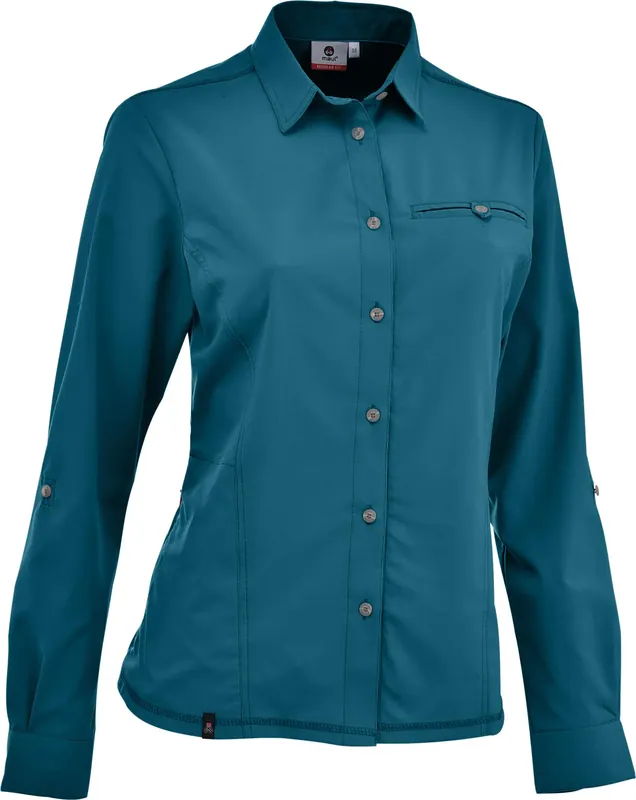 Maul Hochalm Bluse W Petrol Blue Nur Heute