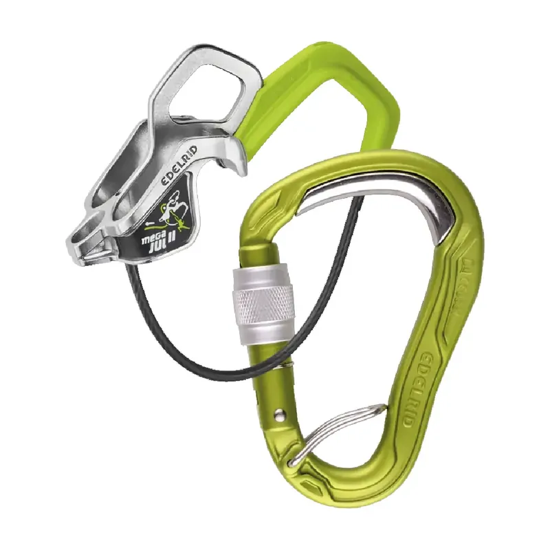 Versand Am Gleichen Tag Edelrid Mega Jul Belay Kit Bulletproof Screw II Oasis