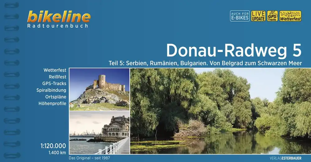 Sonderaktion bikeline Donau Radweg 5 Belgrad-Schwarzes Meer