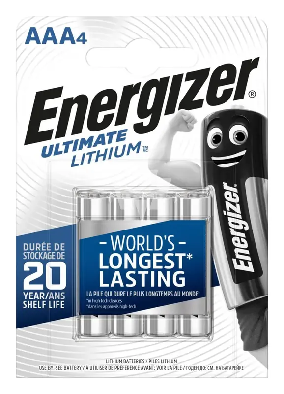 Begrenztes Angebot Energizer Energizer Lithium Batterie AAA 4er