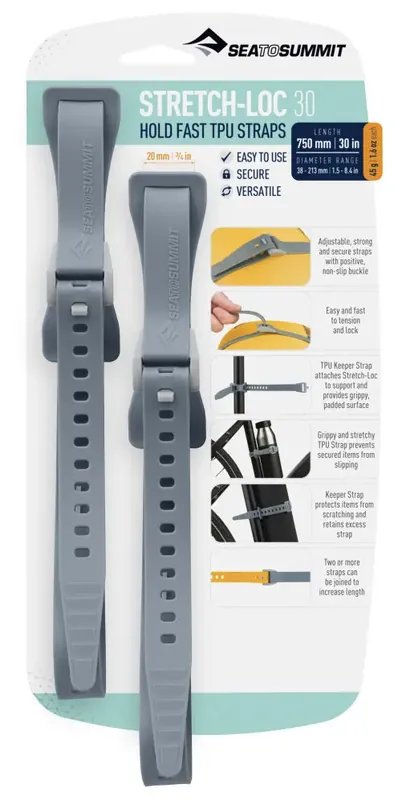 Billig Sea to Summit Stretch-Loc TPU Straps 2er Pack