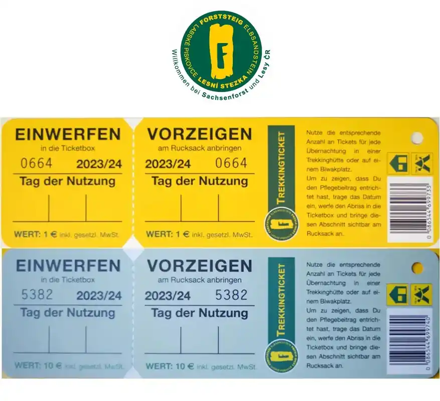 Abverkauf Sachsenforst Forststeig-Ticket
