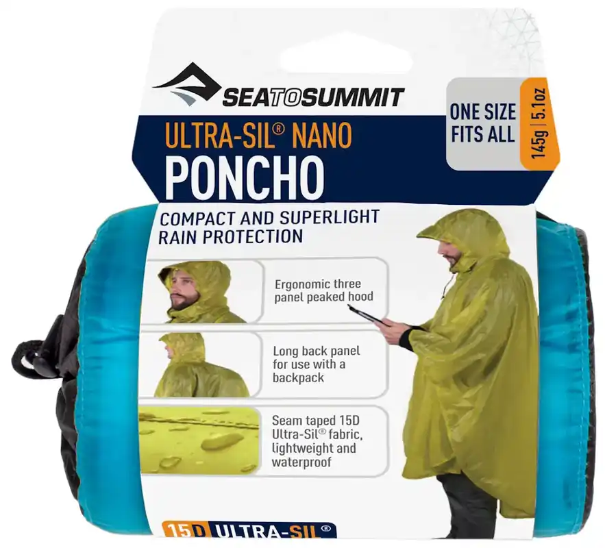 Sea to Summit Ultra-Sil Nano Poncho - blue Markenprodukt