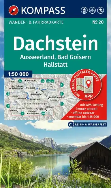 Kompass-Verlag WK 20 Dachstein, Ausseerland, Bad Goisern, Hallstadt Meistverkauft