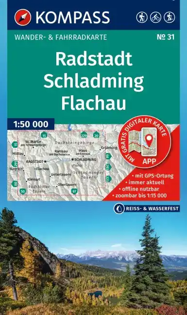 Solange Der Vorrat Reicht Kompass-Verlag WK 31 Radstadt, Schladming, Flachau