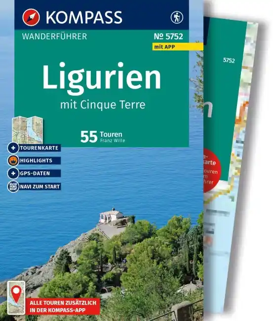 Kompass-Verlag WF 5752 Ligurien, Cinque Terre Wochenendangebot