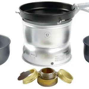 Billig Trangia 25-9 UL/HA Sturmkocher groß mit Non-Stick Pfanne, Spiritus