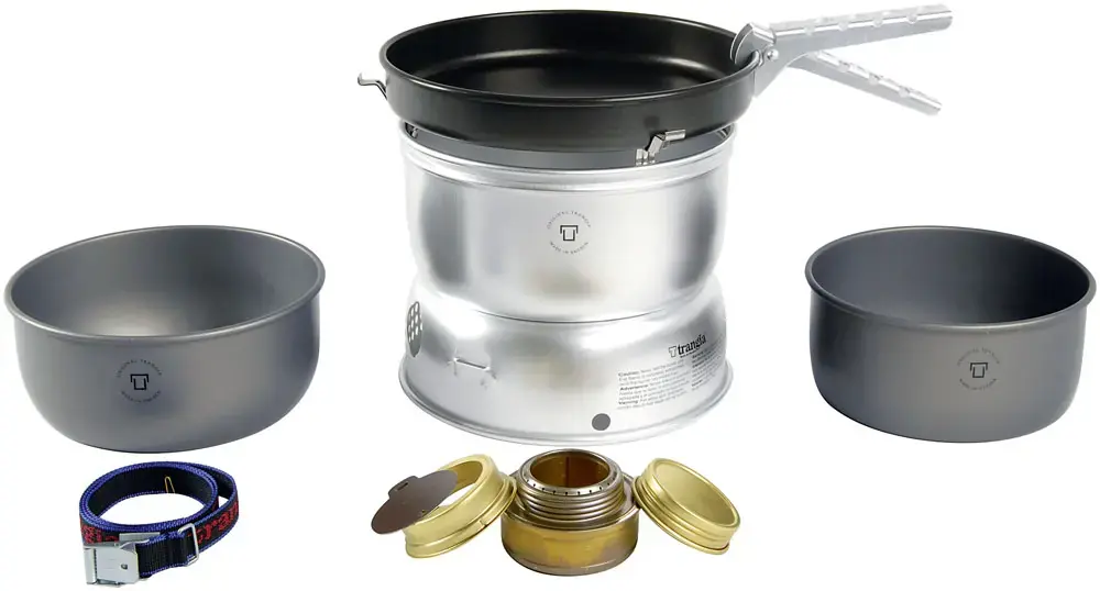 Billig Trangia 25-9 UL/HA Sturmkocher groß mit Non-Stick Pfanne, Spiritus
